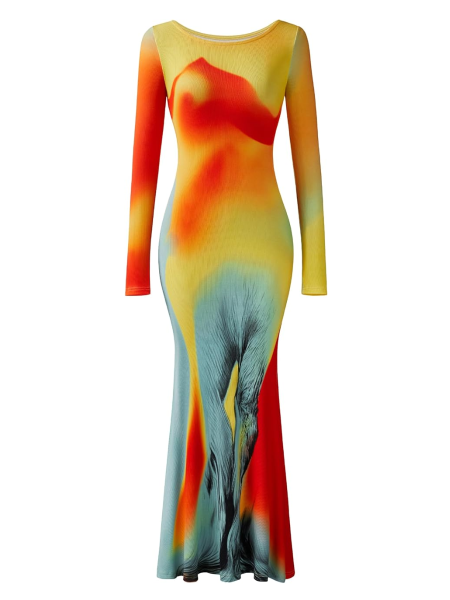 Women's Lily Illusion Print Dress