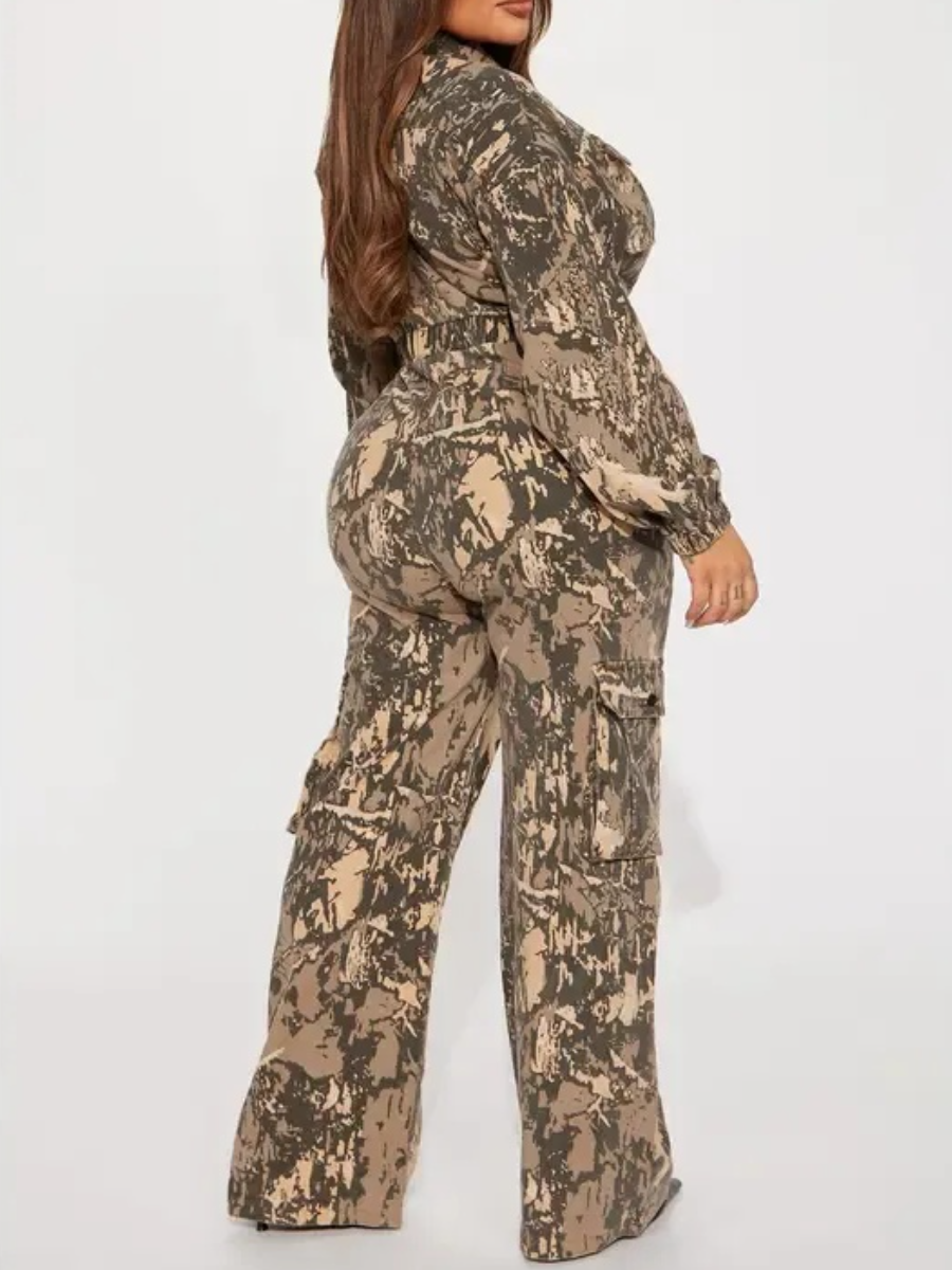 Lowkey Camouflage Cargo Jumpsuit