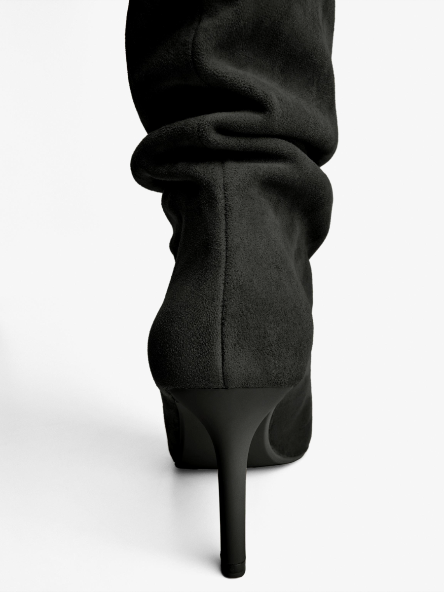 Split Stiletto Heel Boots