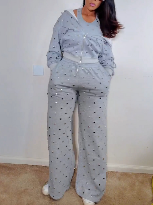 POPPING OFF ZIP UP SUIT