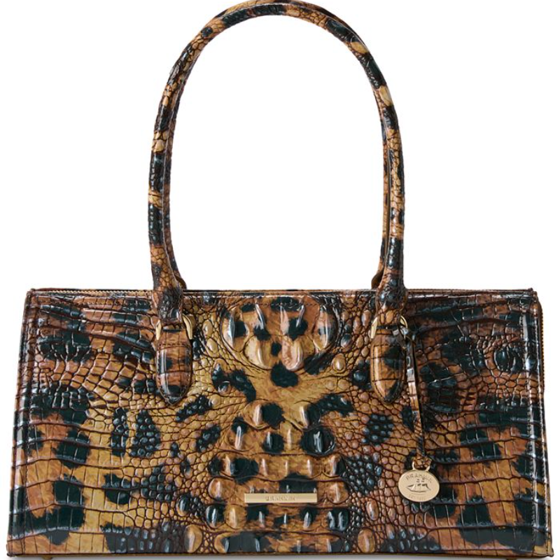 Large Golden Lynx Satchel Bag