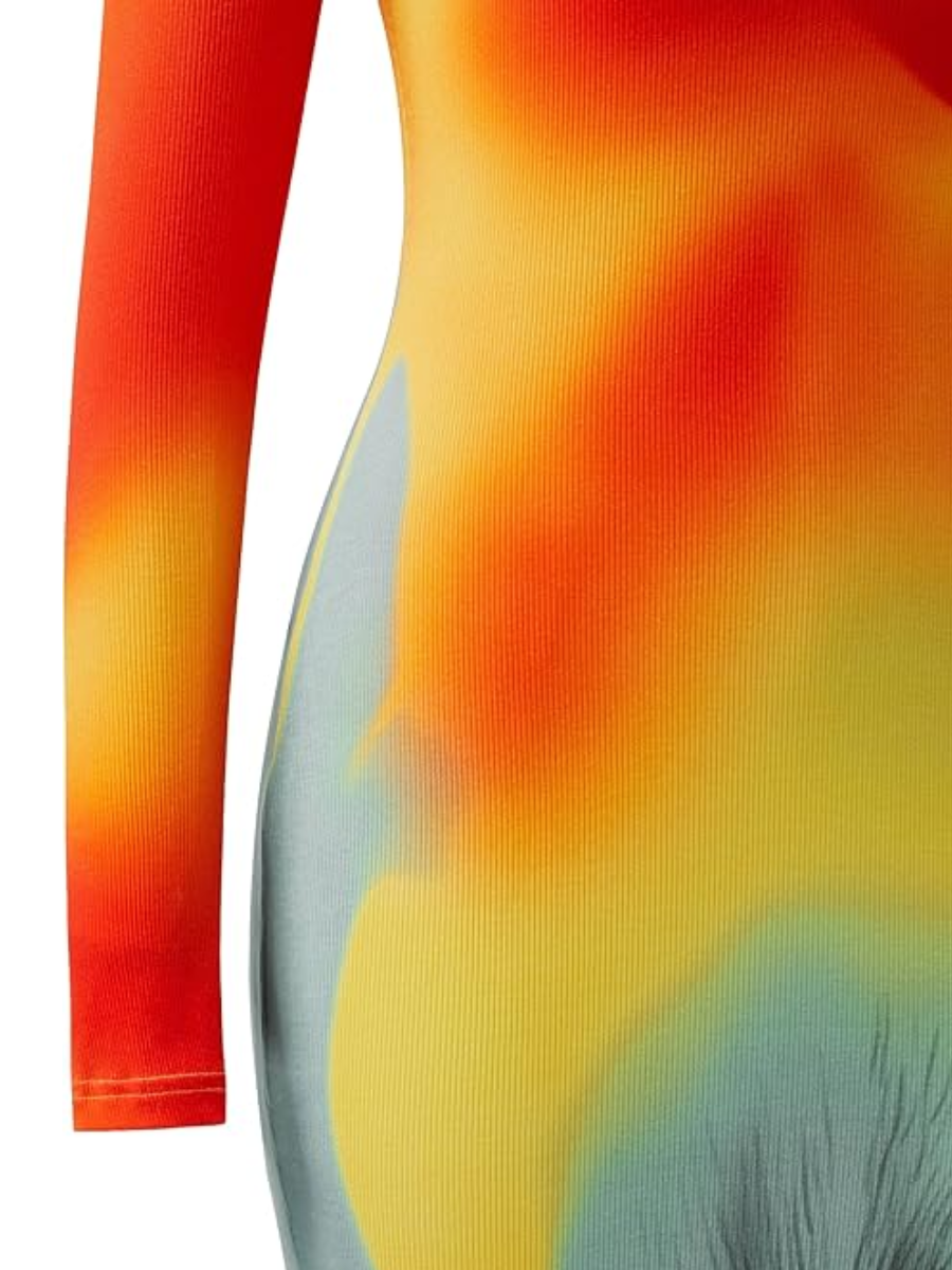 Women's Lily Illusion Print Dress