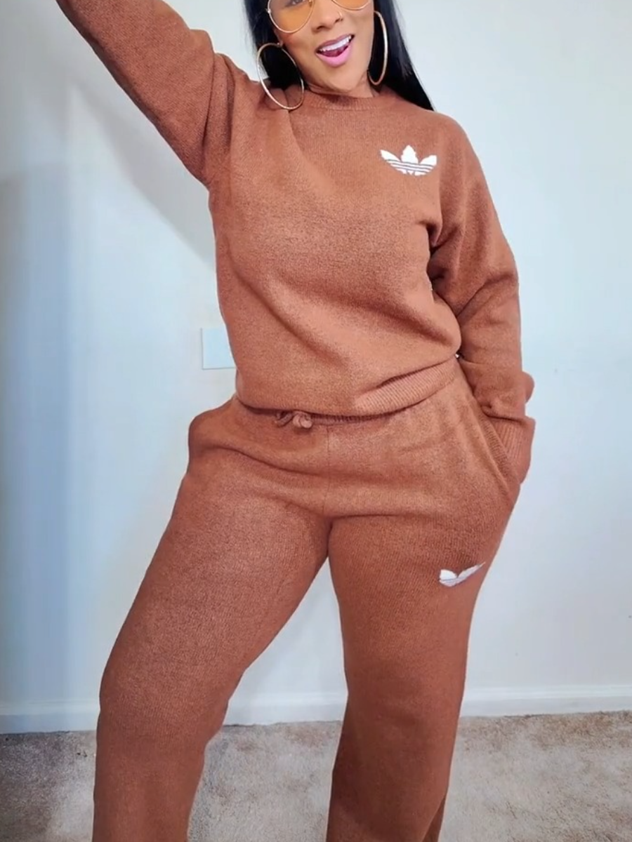 Comfy Soft Knitted Sweater Suit