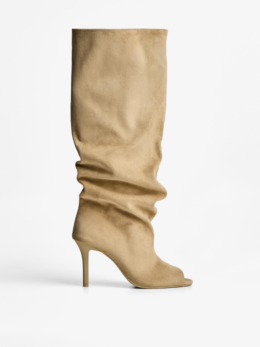 Split Stiletto Heel Boots