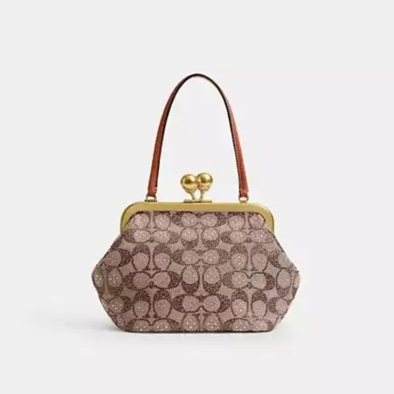 Mini Size Kisslock Crystal Bag