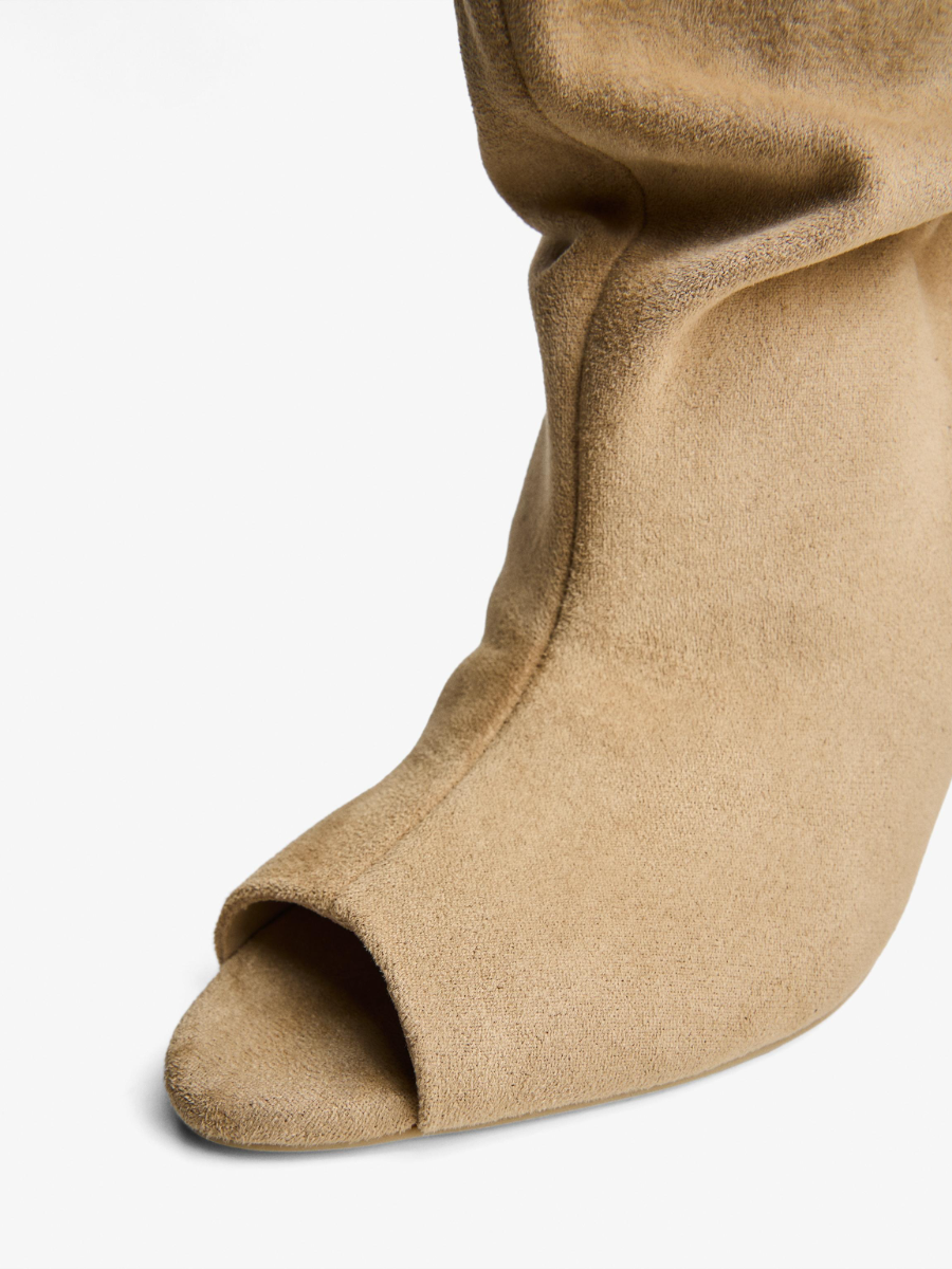 Split Stiletto Heel Boots