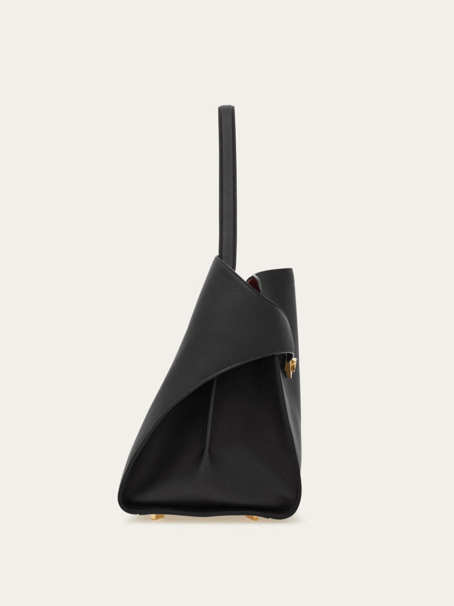 Large Soft Bicolor Shoulder Bag