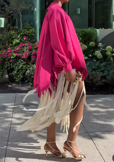 Fab Wave Shirt Dress