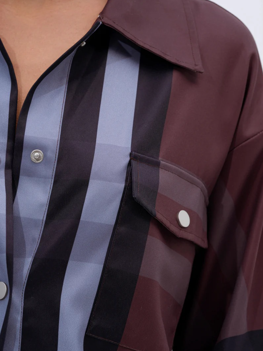 LUXURY LIFE PLAID TWO PIECES SET