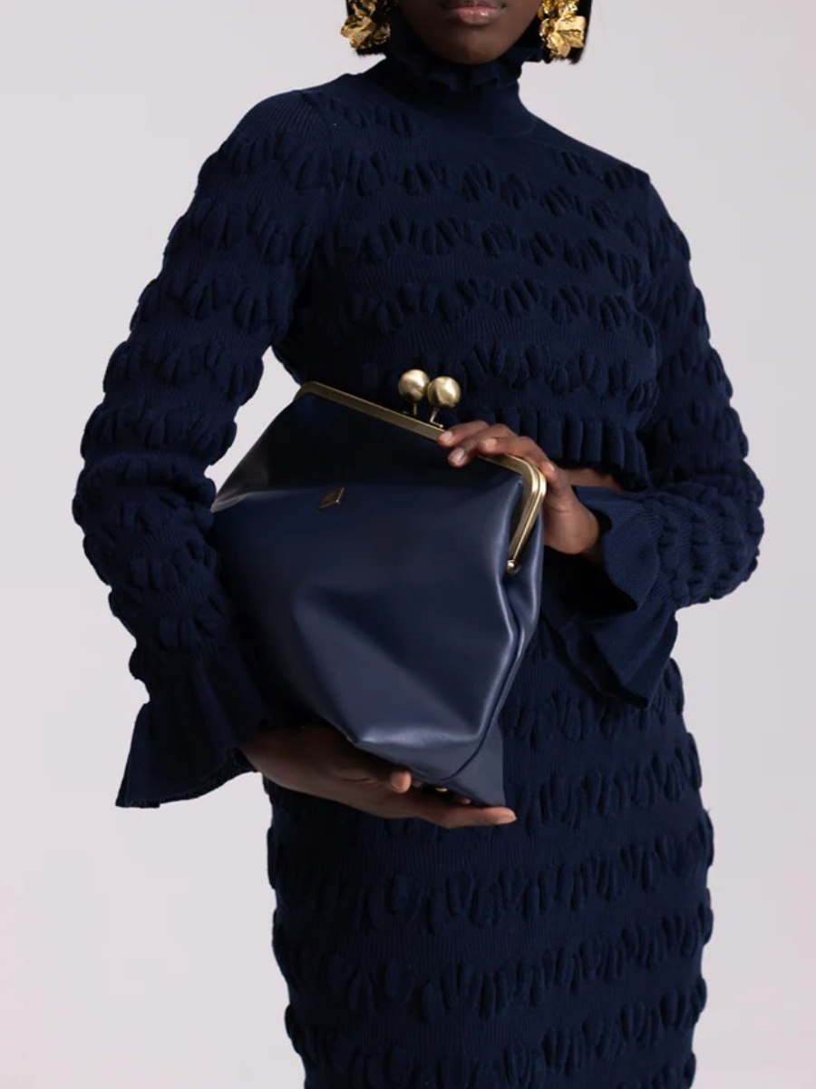 ODENSE LEATHER CLUTCH BAG