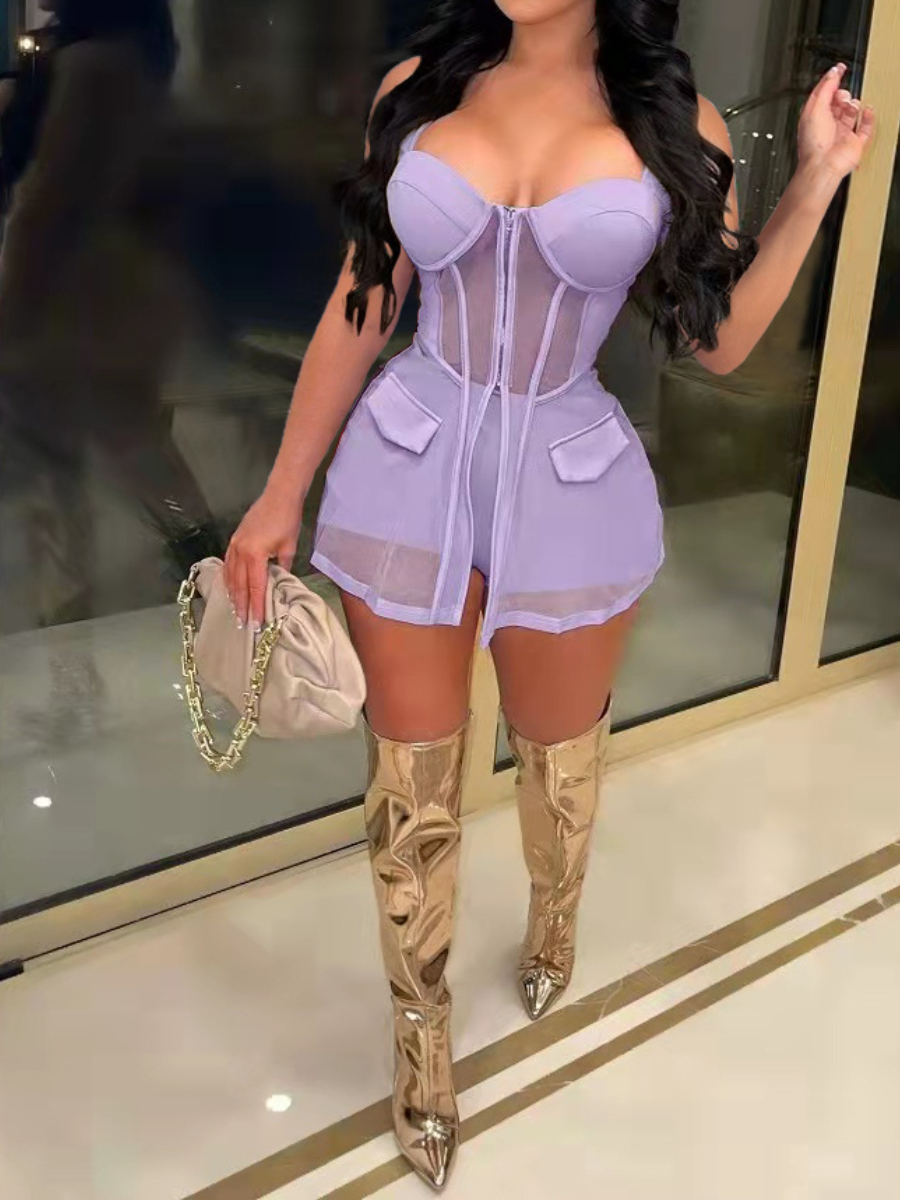 Summer Fab Mesh Suit