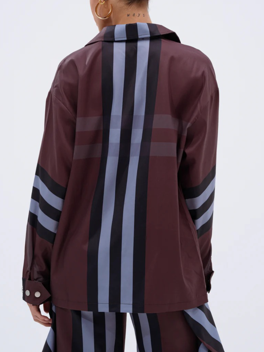 LUXURY LIFE PLAID TWO PIECES SET