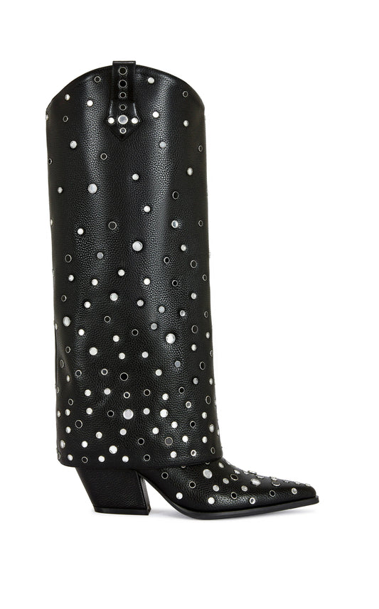 MADLOCK-BLACK WESTERN BOOT