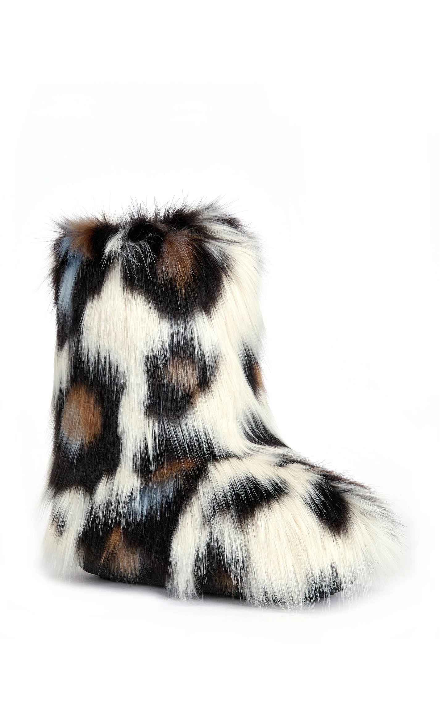 ALBERT-LEOPARD FALSE FUR BOOTIE